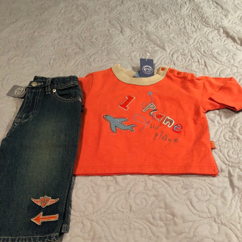 Pumpkin Patch 2 pc. top and jeans.